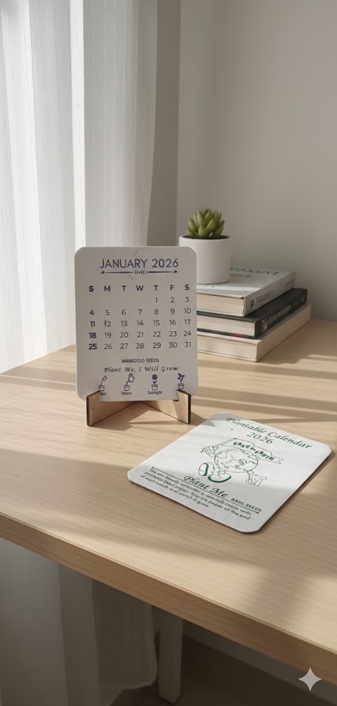 Plantable Calendar 2026
