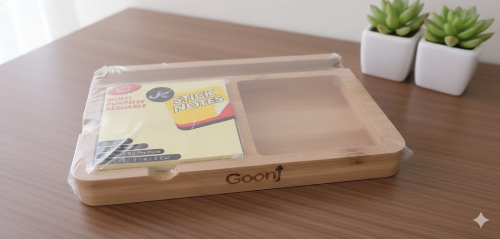 Bamboo desk Organizer